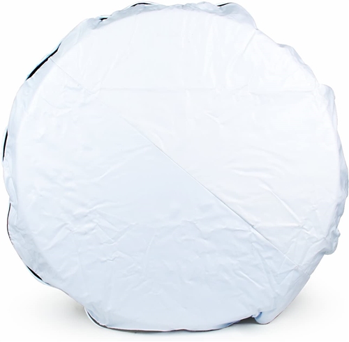 Camco 45348 Vinyl Spare Tire Cover - Arctic White - 24''
