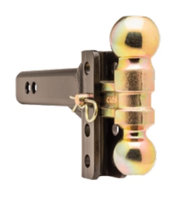 Blue Ox BXH10131 Adjustable Hitch Ball Mount, 2'' Receiver, 3-3/4'' Drop/Rise, 10,000 Lbs