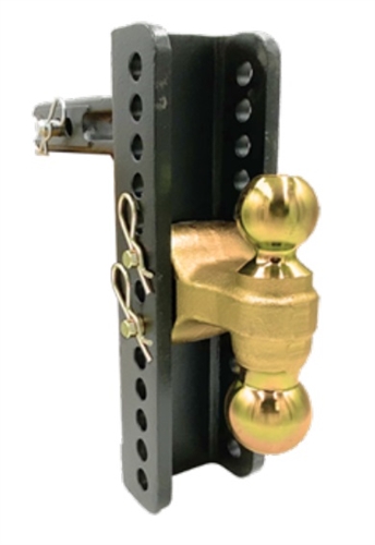 Blue Ox BXH14101 Adjustable Hitch Ball Mount, 2'' Receiver, 10-1/8'' Drop/Rise, 14,000 Lbs