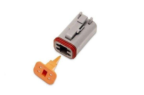 Namz Deutsch Plug - 4-socket - Gray Motorcycle Street - DP-4G