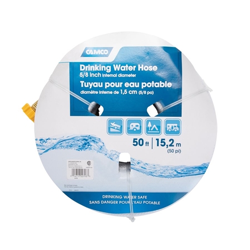 Camco 22793 TastePURE Drinking Water Hose, 5/8'' ID, 50 Ft