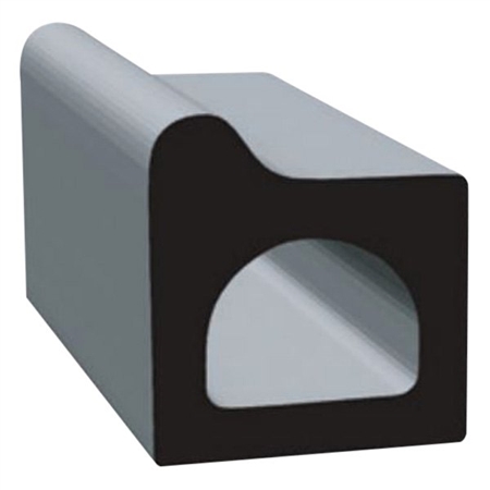 Clean Seal 106H2-50 0.41'' W x 0.44'' H x 50' Rectangular EDPM Seal - Black