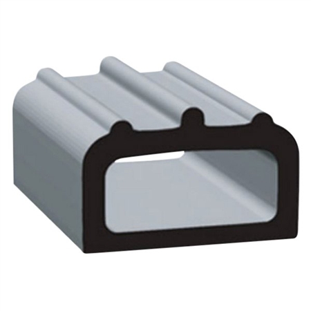 Clean Seal 1705H2-50 5/8'' x 0.400'' EDPM D Seal With Tape - Black