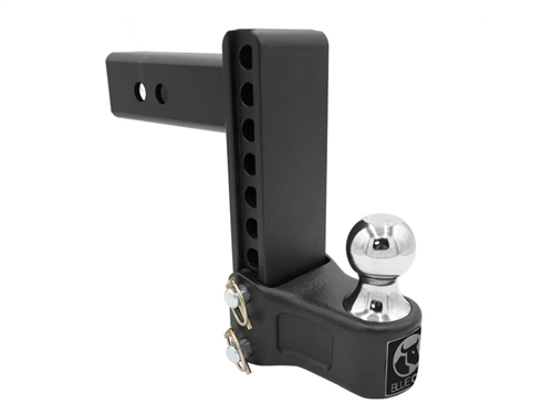 Blue Ox BXH12271 Adjustable Trailer Hitch Ball Mount, 2-1/2'' Receiver, 7'' Drop/Rise, With 2'' Ball, 12,000 Lbs