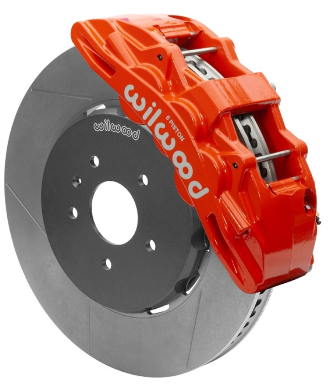 Wilwood SX6R Front 15" Big Brake Kit w/ Slotted Rotors & 6 Piston Red Calipers :: 2014-2019 Corvette
