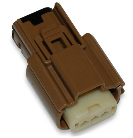 Namz Molex Mx 150 Female Connector - 3-pin - Brown Connectors - NM-33471-0303