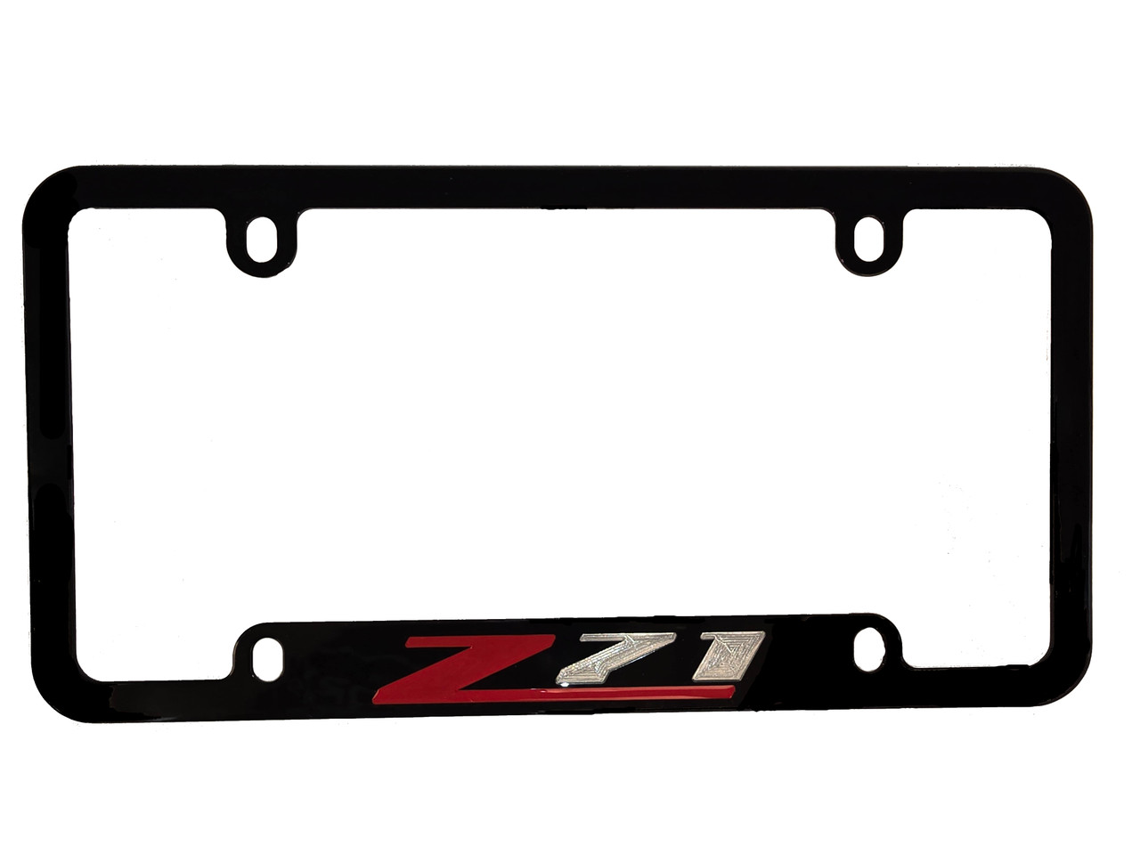Elite "Z71" License Plate Frame, Black, 50 State Legal :: 2014-2025 Silverado