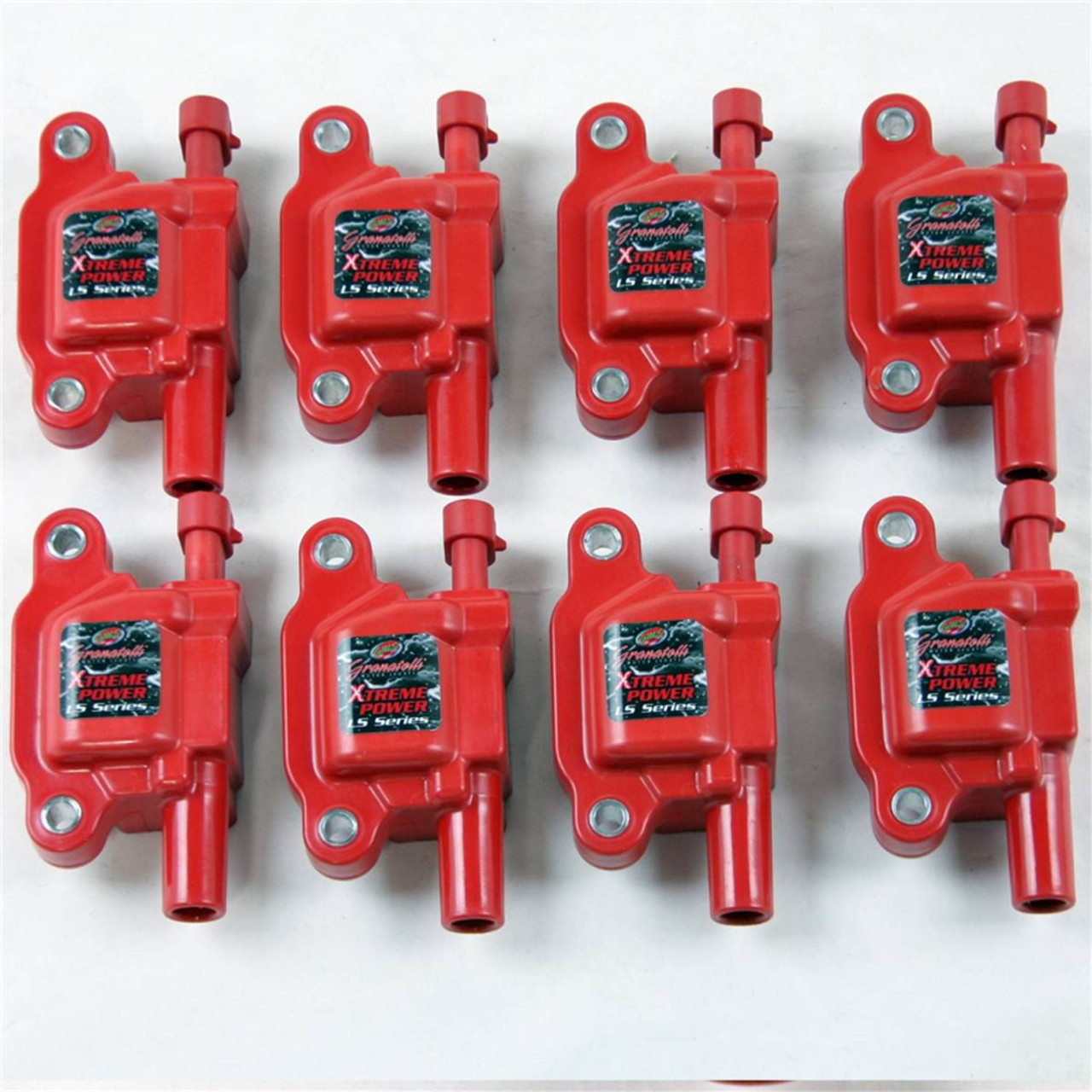 Granatelli  Direct Ignition Coil Set 80K, Red :: 2016-2024 Camaro SS, ZL1 & 2014-2019 Corvette Non-ZR1