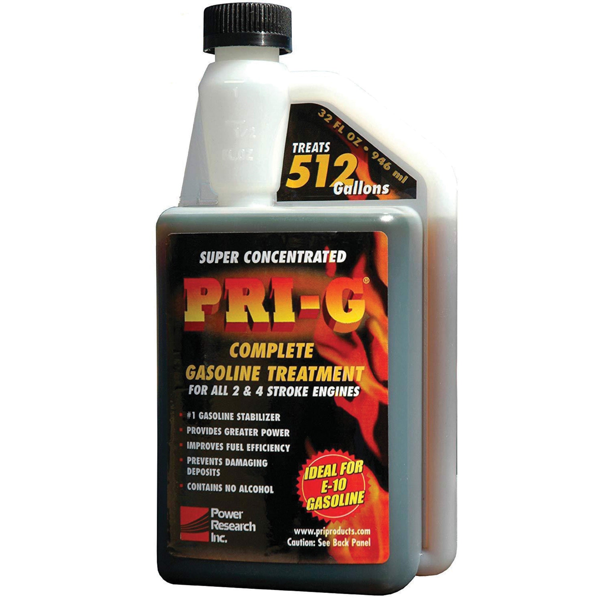 PRI CP122 Gasoline Treatment - 32 oz Fuel Stabilizer for Enhanced Engine Performance