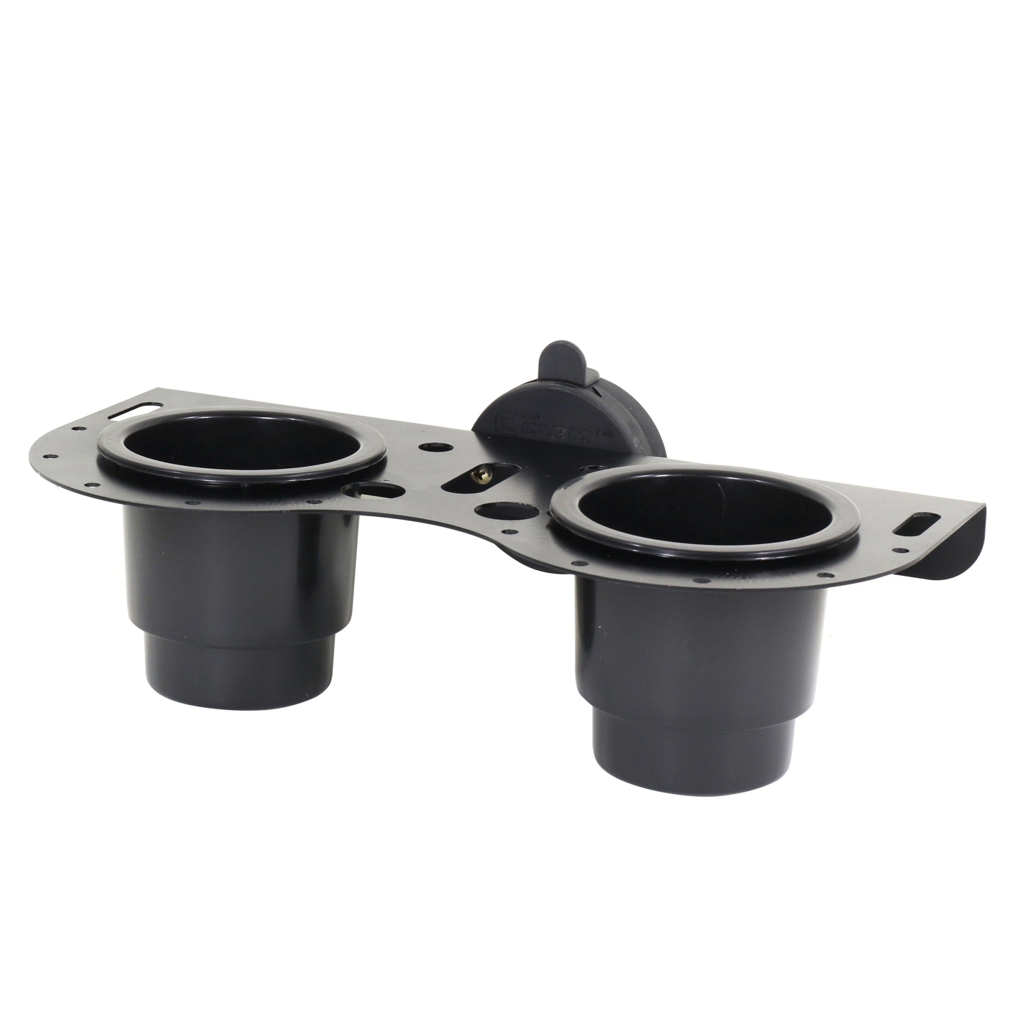 Clam 17460 Clamlock Double Cup Holder