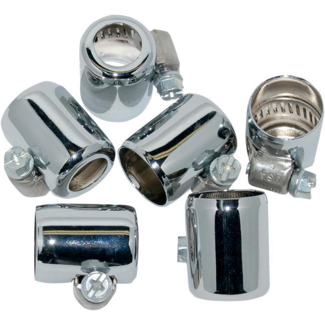 Namz Hose Clamp For 1/4in. And 5/16in. Fuel Line - Chrome Motorcycle Street - NHC-CH106