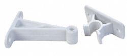 BRD Supply 10204 3'' C-Clip Door Holder, Polar White