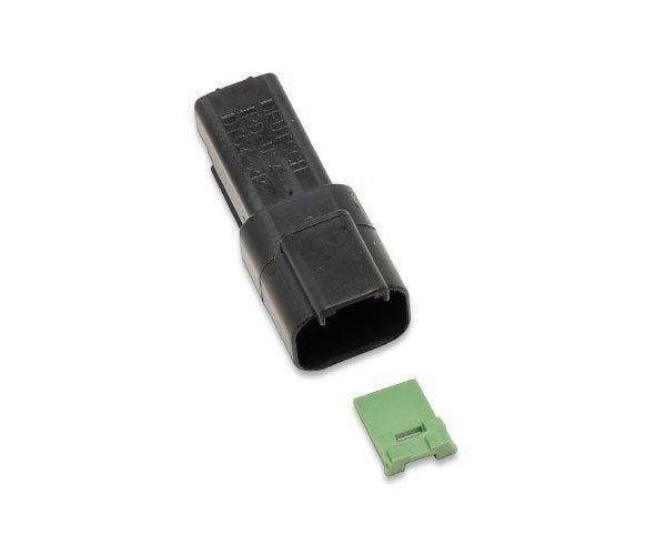 Namz Deutsch Receptacle - 2-Pin - Black Motorcycle Street - DR-2B