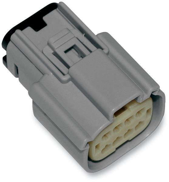 Namz Molex MX 150 Male Connector - 8-Pin - Gray Motorcycle Street - NM-33472-0802