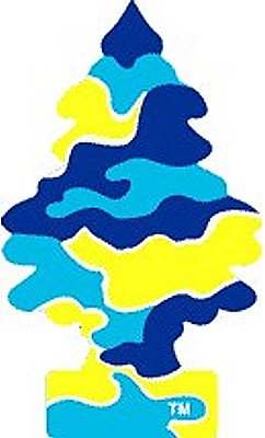 Little Trees Car Air Freshener | Hanging Paper Tree For Home Or Car | Pina Colada Scent | Pack Of 12