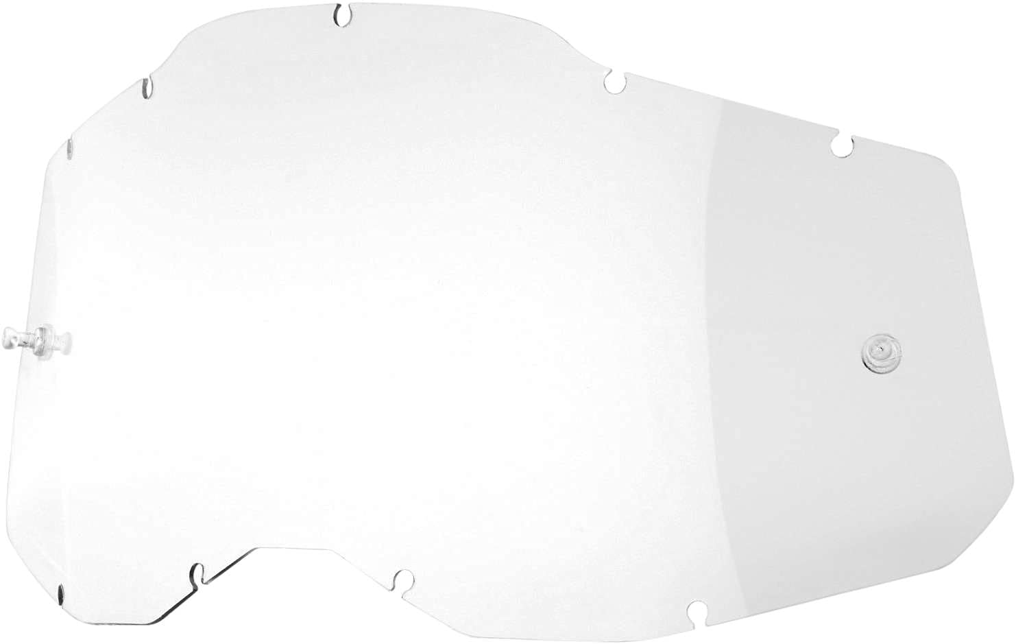 100% Goggle Replacement Lens - Dual Pane - Compatible With Racecraft 2, Accuri 2, And Strata 2 Goggles