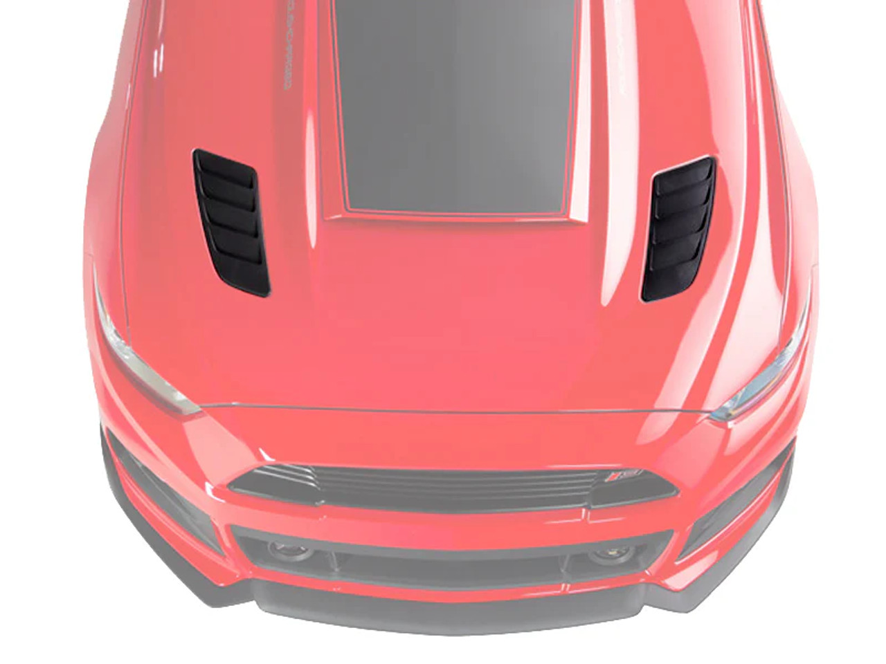 Roush Heat Extractors, Molded Black :: 2015-2017 Ford Mustang GT