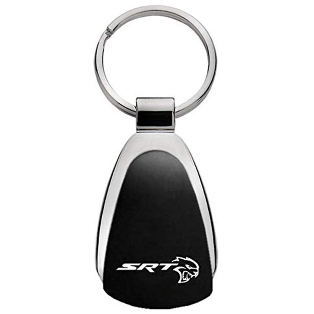 Au-Tomotive Gold, Inc. Tear Drop Key Chain For Dodge Srt (Black)