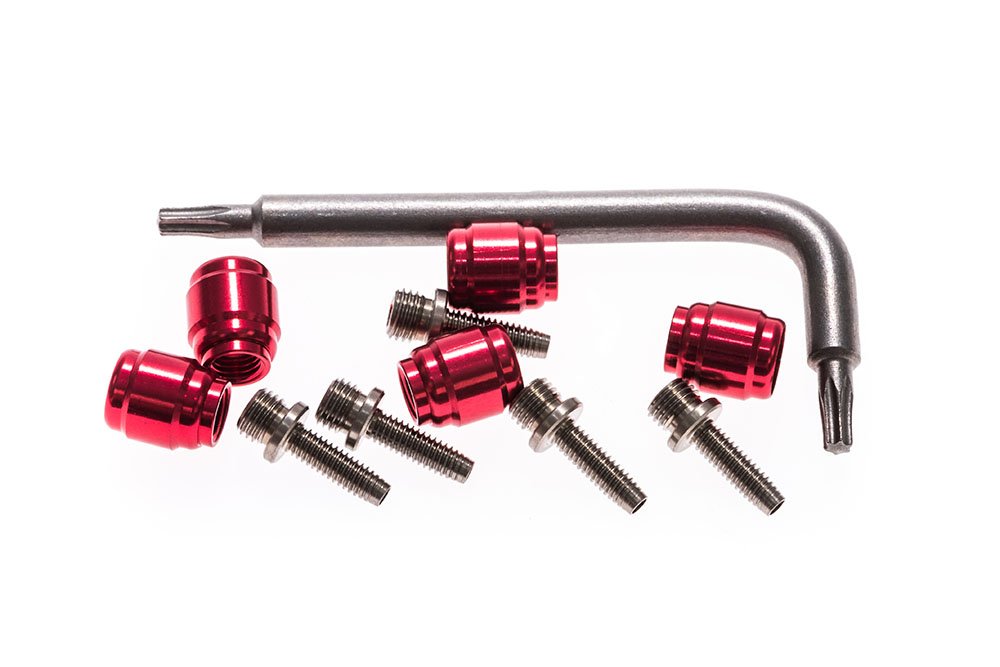 Sram Stealthamajig Hydraulic Disc Brake Hose Fitting Kit: Includes 5 Threaded Hose Barbs, 5 Compression Fittings, 1 T8 Torx Wren