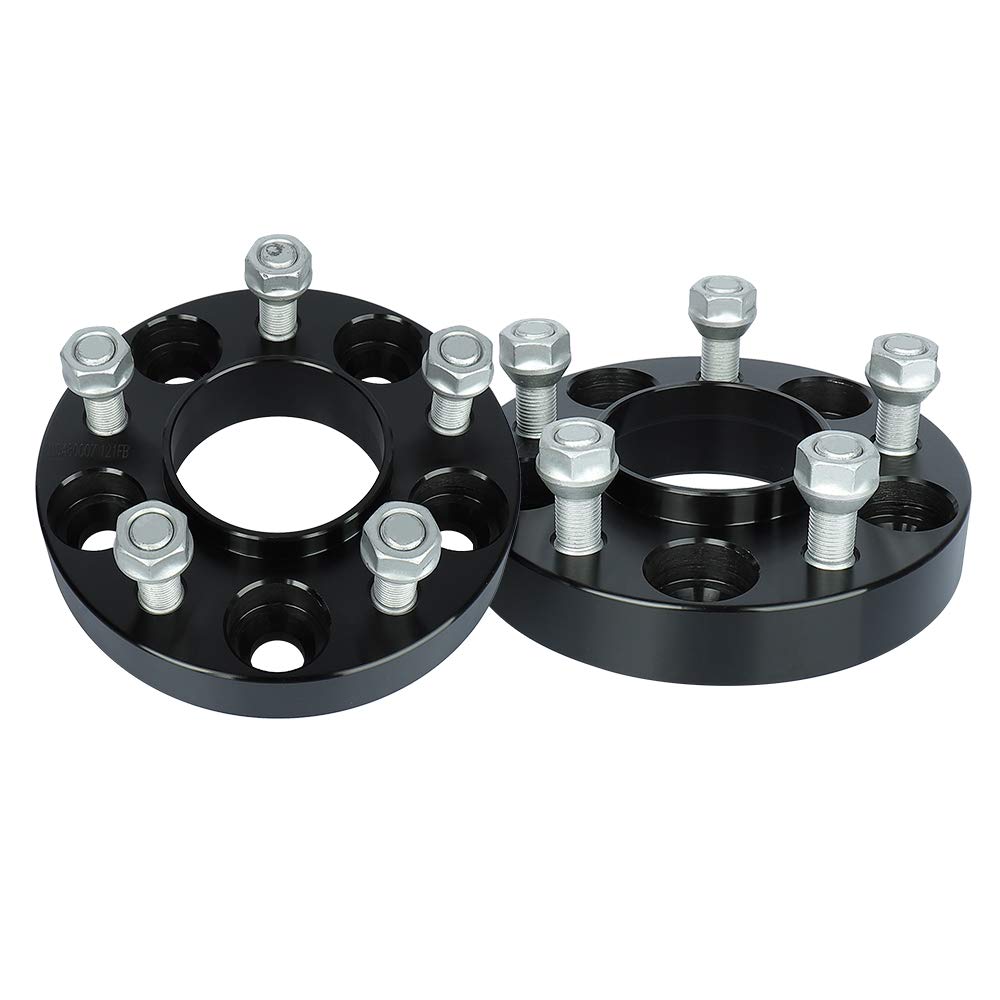 Irontek 1In Hubcentric Spacers 5X114.3Mm (70.5Mm Bore, 1/2X20 Studs) 5X4.5 To 5X4.5 Wheel Spacers Adapter 25Mm Fits Ford Explore