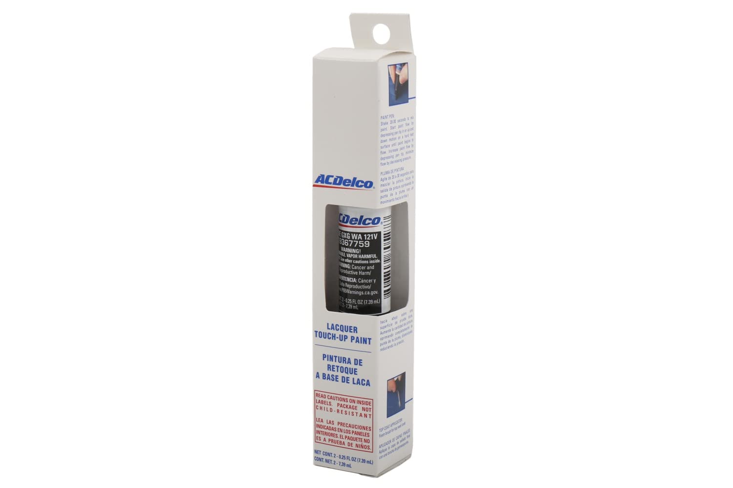 Acdelco Gm Original Equipment 19367759 Iridium Metallic (Wa121V) Four-In-One Touch-Up Paint Pen, 0.25 Fl Oz (Pack Of 2)