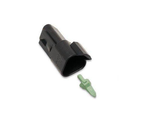 Namz Deutsch Receptacle - 3-Pin - Black Motorcycle Street - DR-3B
