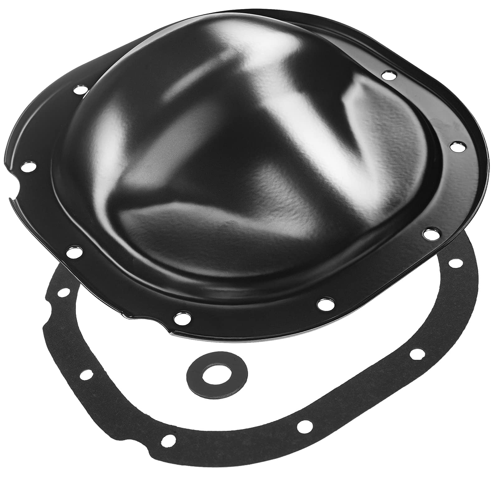 YHTAUTO Rear Differential Cover & Gasket Set for Ford F-150, Explorer, Ranger, Expedition, E-Series, Mercury - 10 Bolt, 8.8 Ring Gear