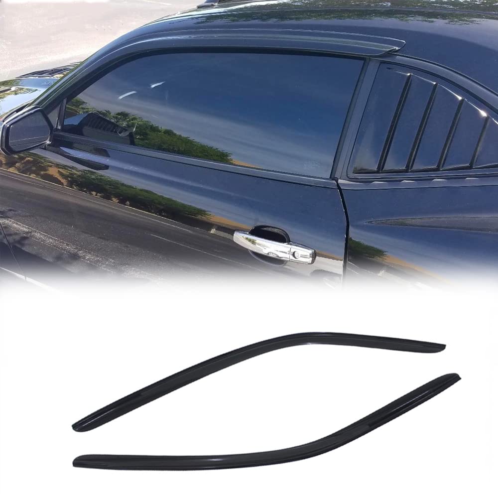 Vicojetor Sunproof Waterproof Side Window Wind Deflector, 2Pcs Protective Replacement Wind Deflector Set, Window Visors Fit For