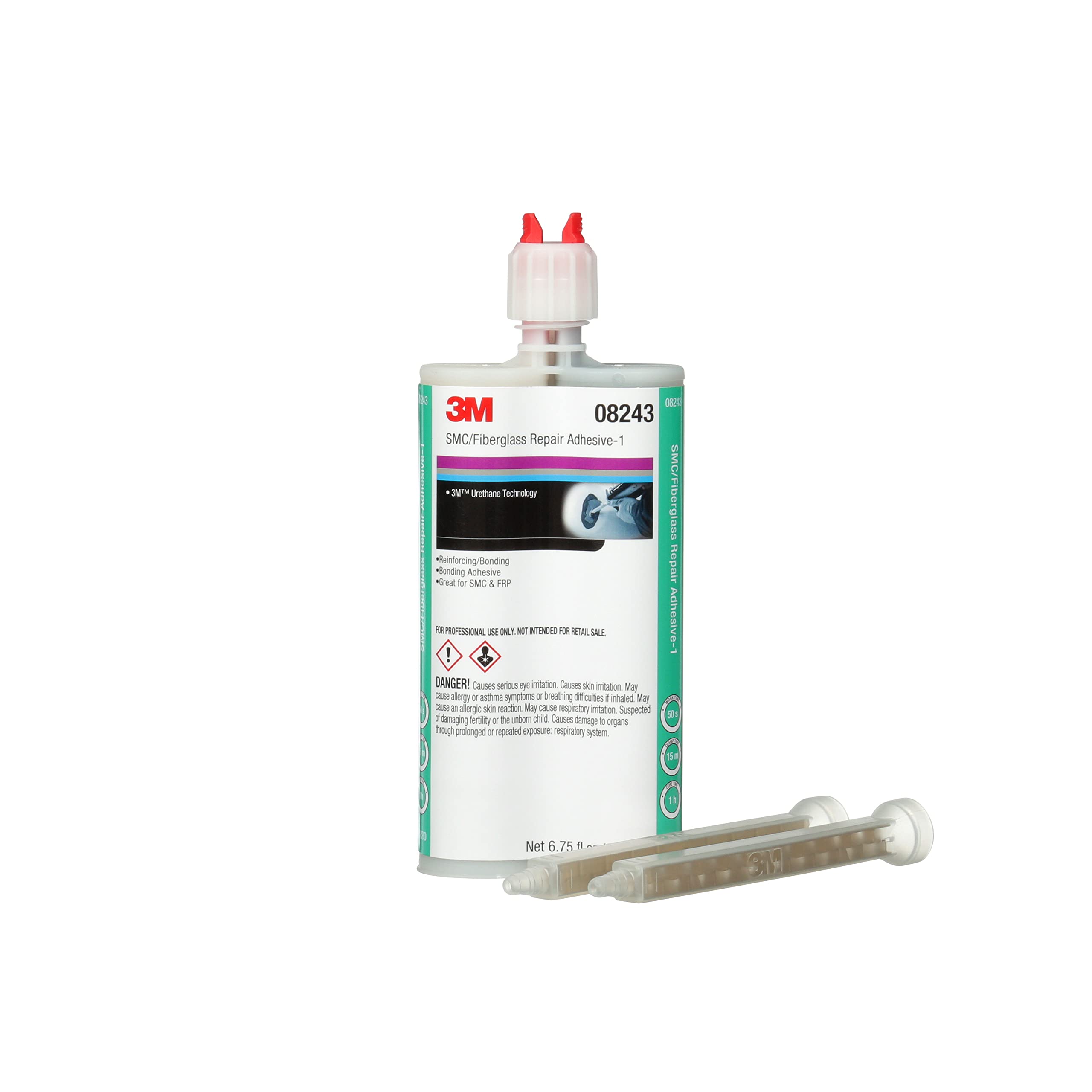 3M Smc/Fiberglass Repair Adhesive-1, 08243, Black, 200 Ml Cartridge