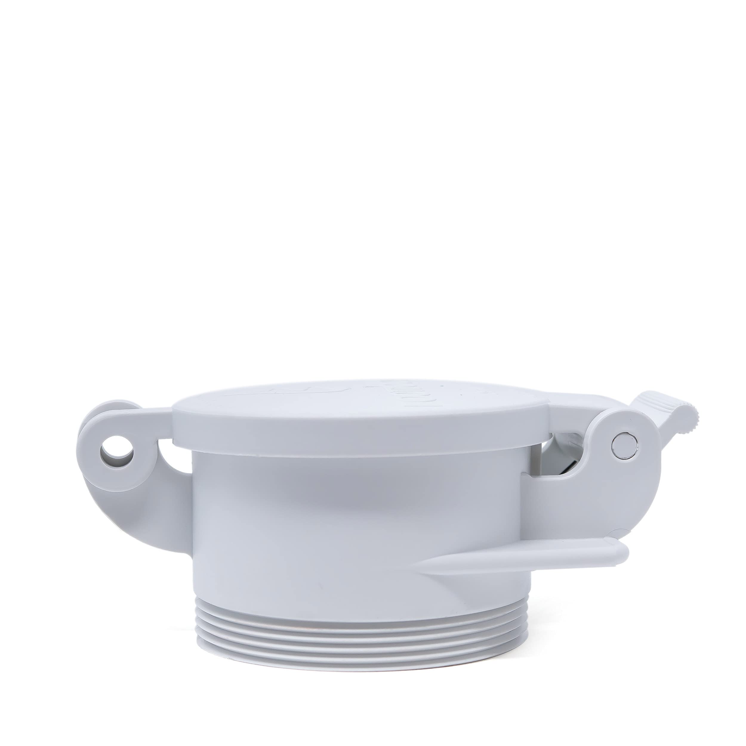 Enviro Design Products Footloose 4'' Sewer Cap For Rv Sites/Campgrounds | Odorless, Self-Closing, Easy To Install & Use | Male,