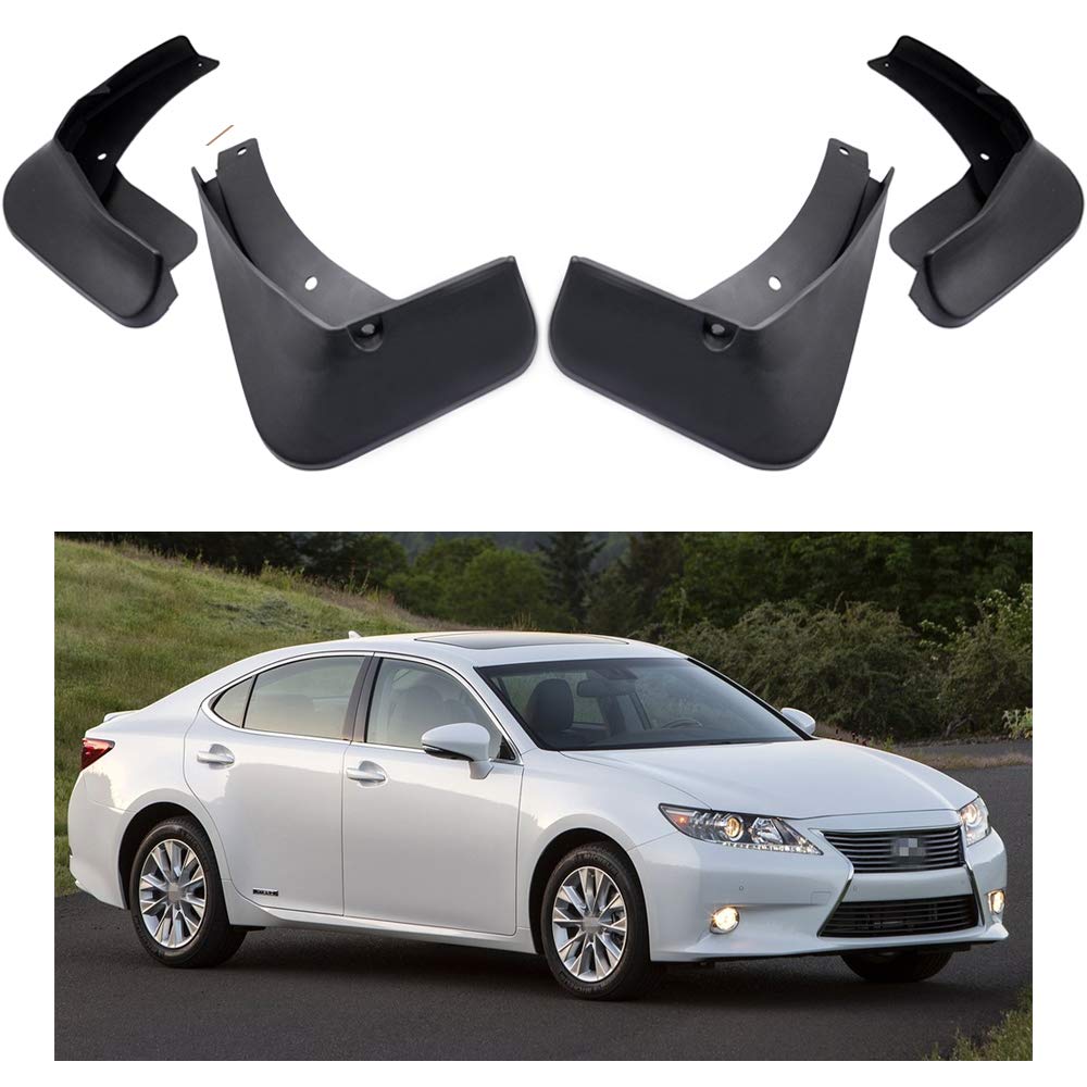 Moertifei Car Mudguard Fender Mud Flaps Splash Guards Compatible With Lexus Es 2013-2018 Es 350 / Es 300H