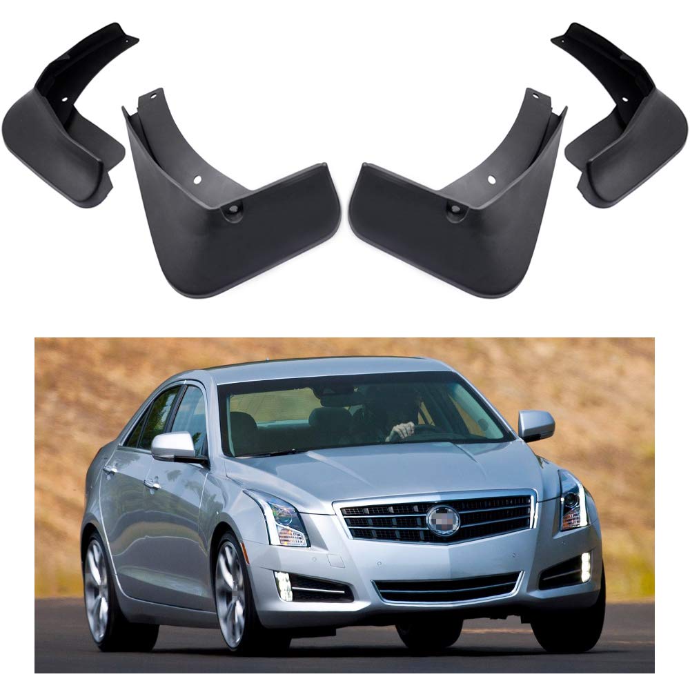 Moertifei Car Mudguard Fender Mud Flaps Splash Guards Compatible With Cadillac Ats 2013 2014 2015 2016 2017 2018