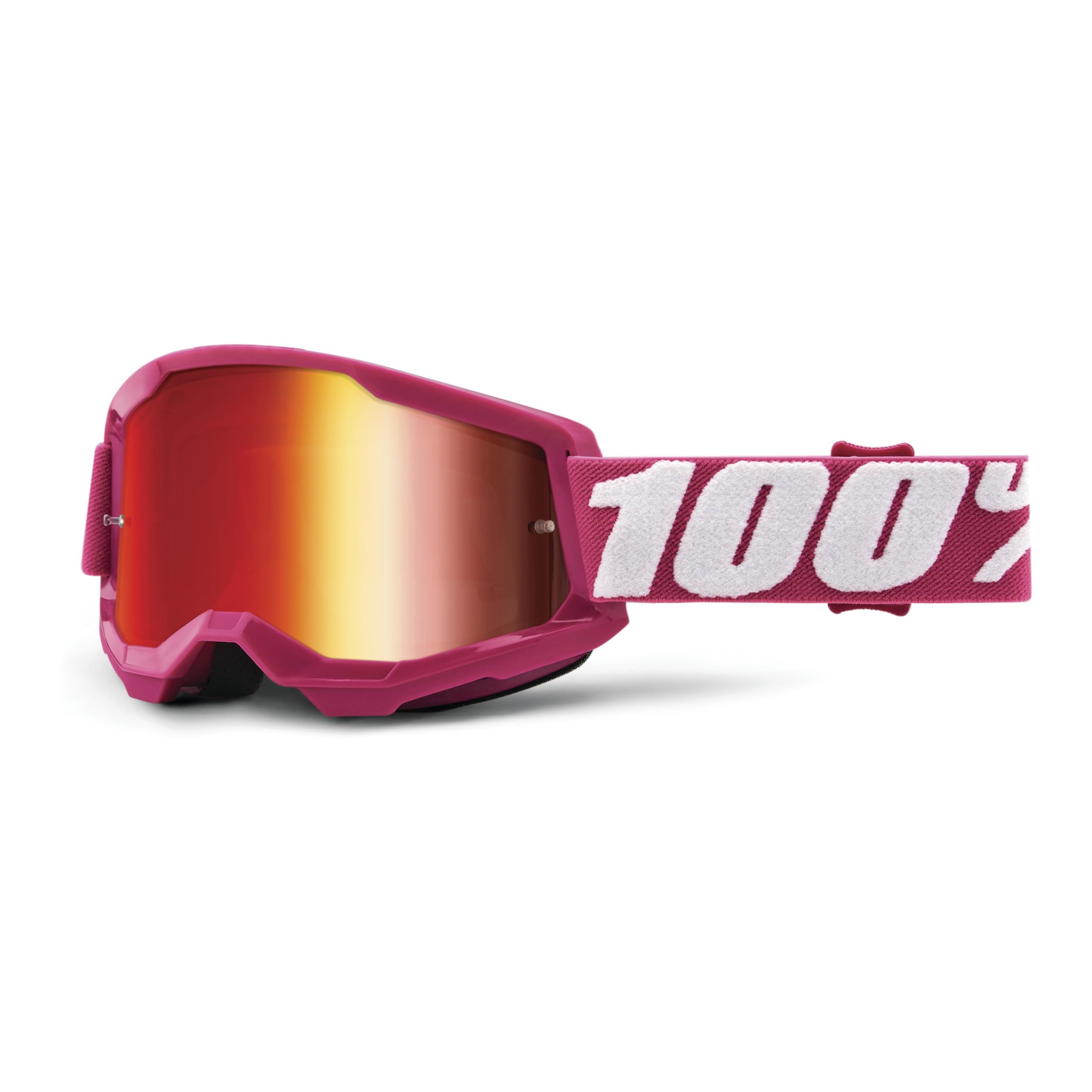 100% Strata 2 Goggles - Sports Goggles For Motocross & Mountain Biking - Eyewear For Bike Riders - Motocross Goggles For Men - F