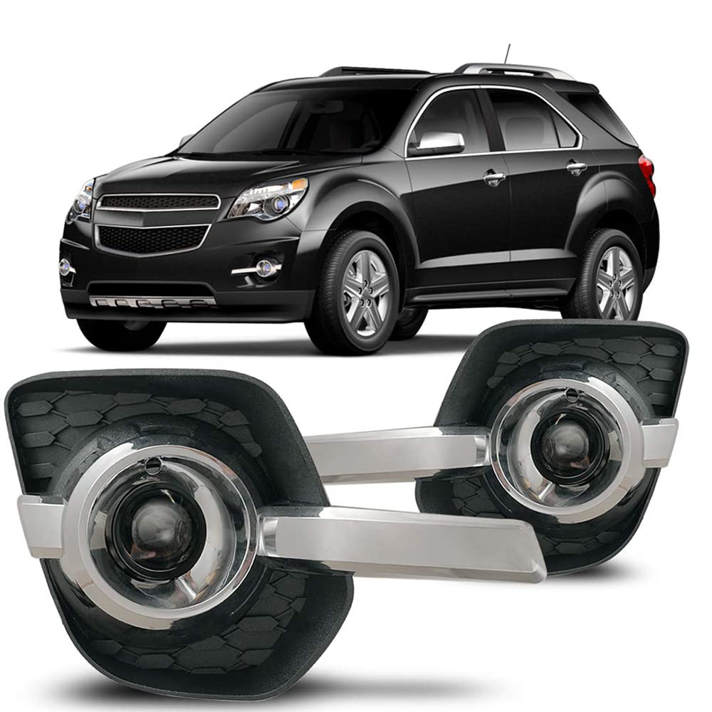 Winjet Fog Lights Oem Series For 2010-2015 Chevy Equinox [2010 2011 2012 2013 2014 2015] Chevy Equinox Driving Fog Lights With H