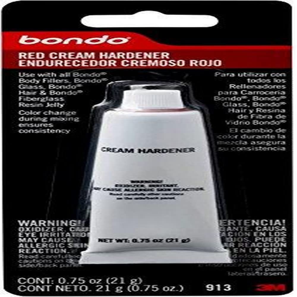 Bondo Red Cream Hardener, 00913, .75 Oz