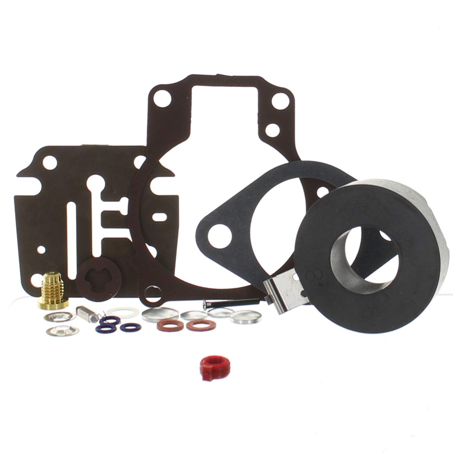 Johnson Evinrude OMC Carburetor Repair Kit with Float 0396701 - New OEM by BRP for Reliable Engine Performance