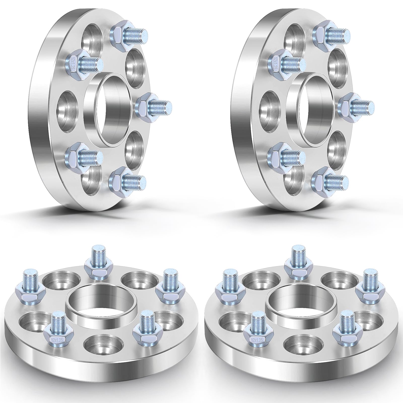 Eccpp 4Pcs 5 Lug Wheel Spacers 5X4.5 To 5X4.5 12X1.25 56.1Mm 20Mm Fit For 2015-2020 For Subaru Outback 2013-2020 For Wrx Sti 201