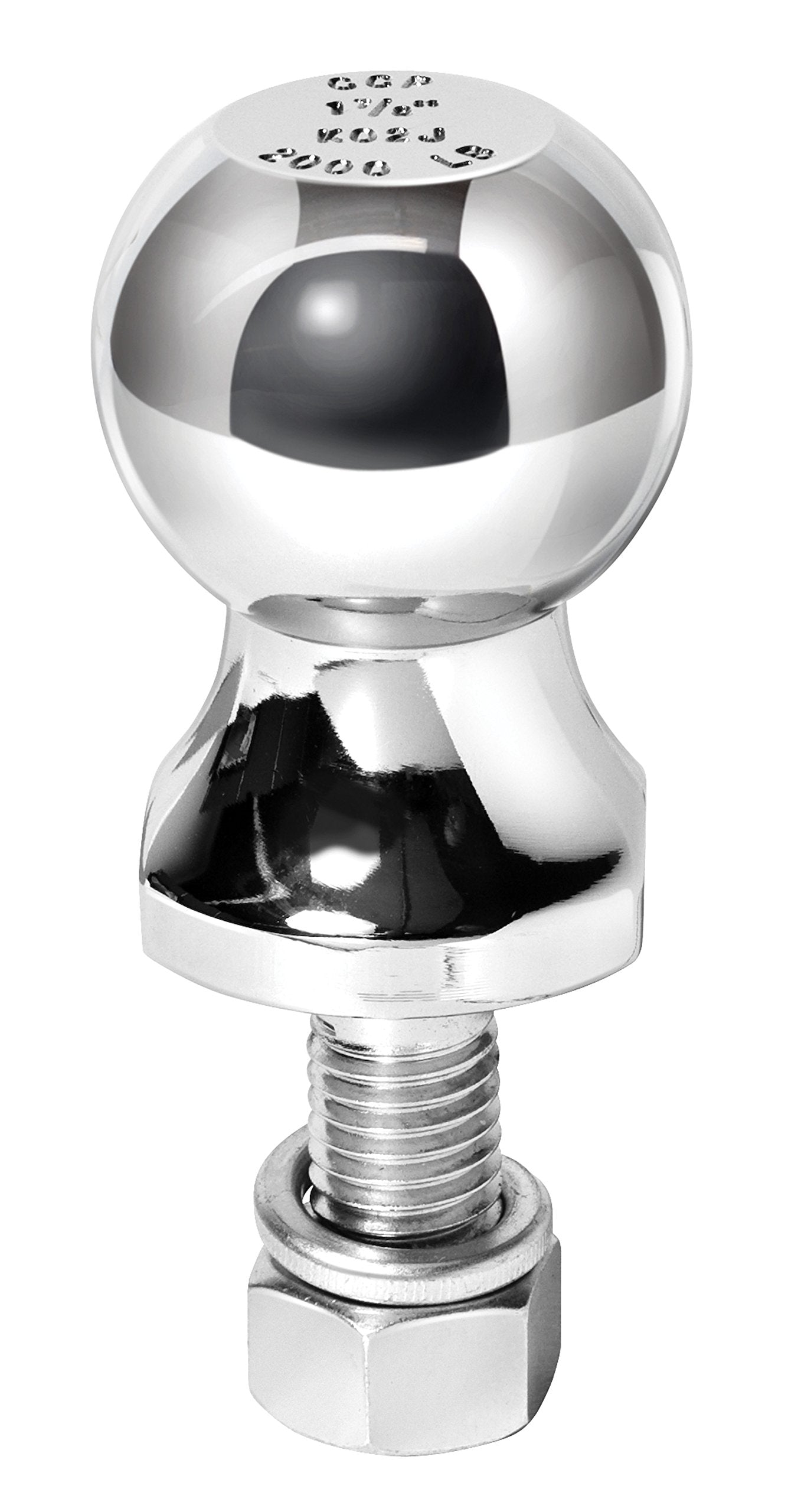 Reese Towpower 7036800 1-7/8'' Chrome Hitch Ball For Atv/Lawn Tractor, Gray