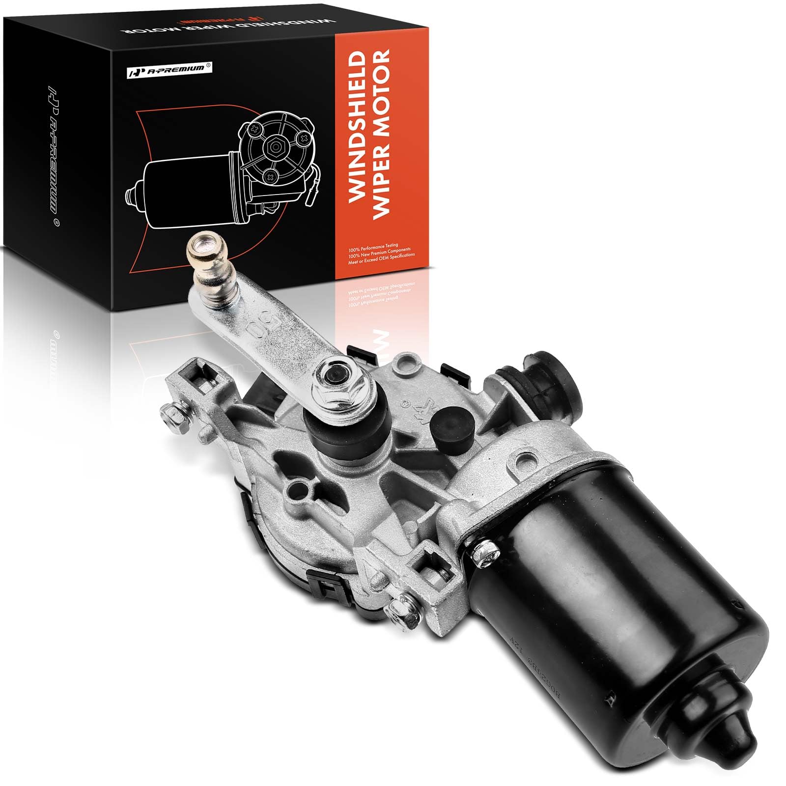 A-Premium Front Windshield Wiper Motor Compatible With Hyundai Azera 2012-2017, Sonata, Elantra & Kia Forte 2010-2013, Soul, Sou