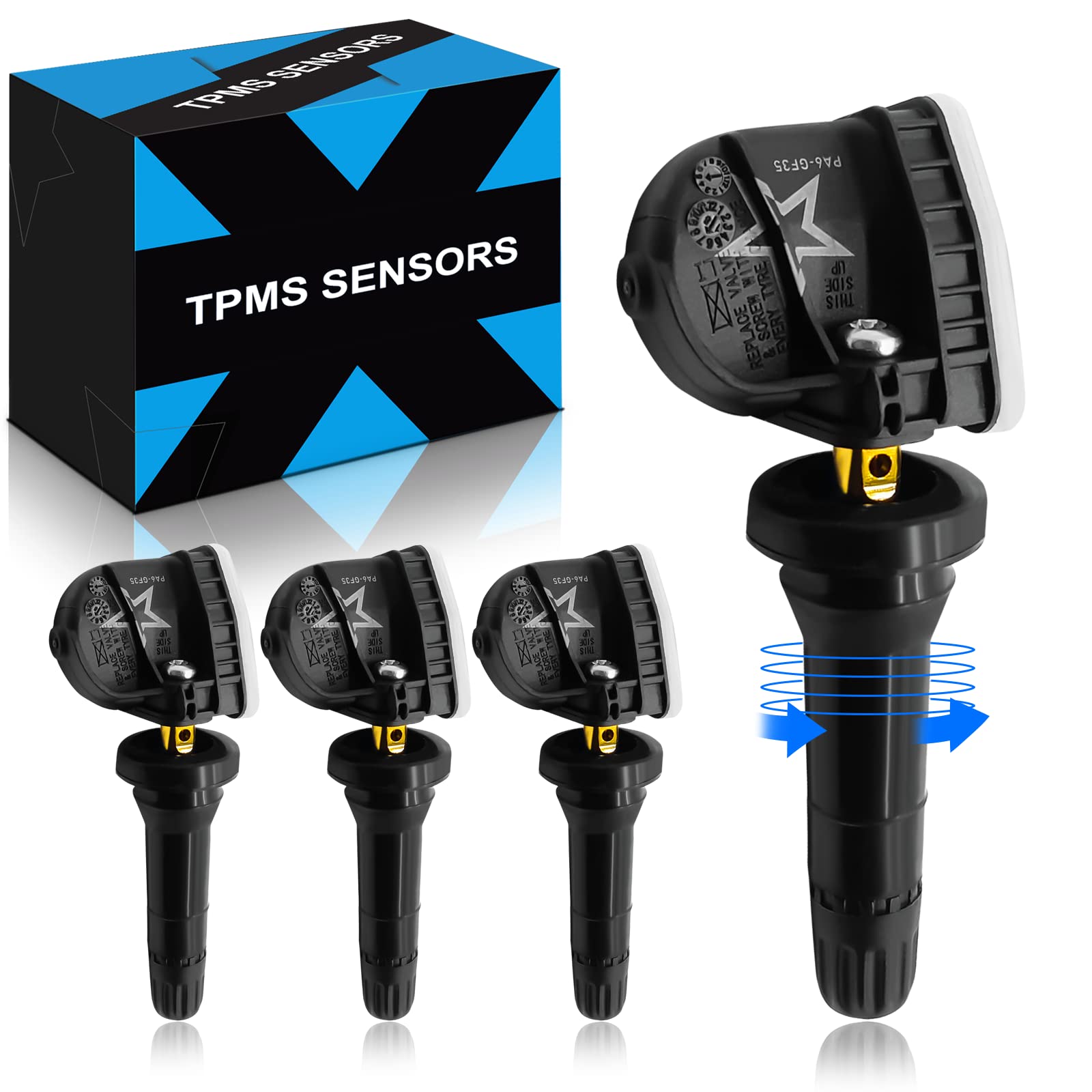 Yzhidainf Pre-Programed For:-Chevy 2007 2008 2009 2010 Impala Tahoe Silverado Tire Pressure Sensor For:-Gmc Acadia Yukon Sierra