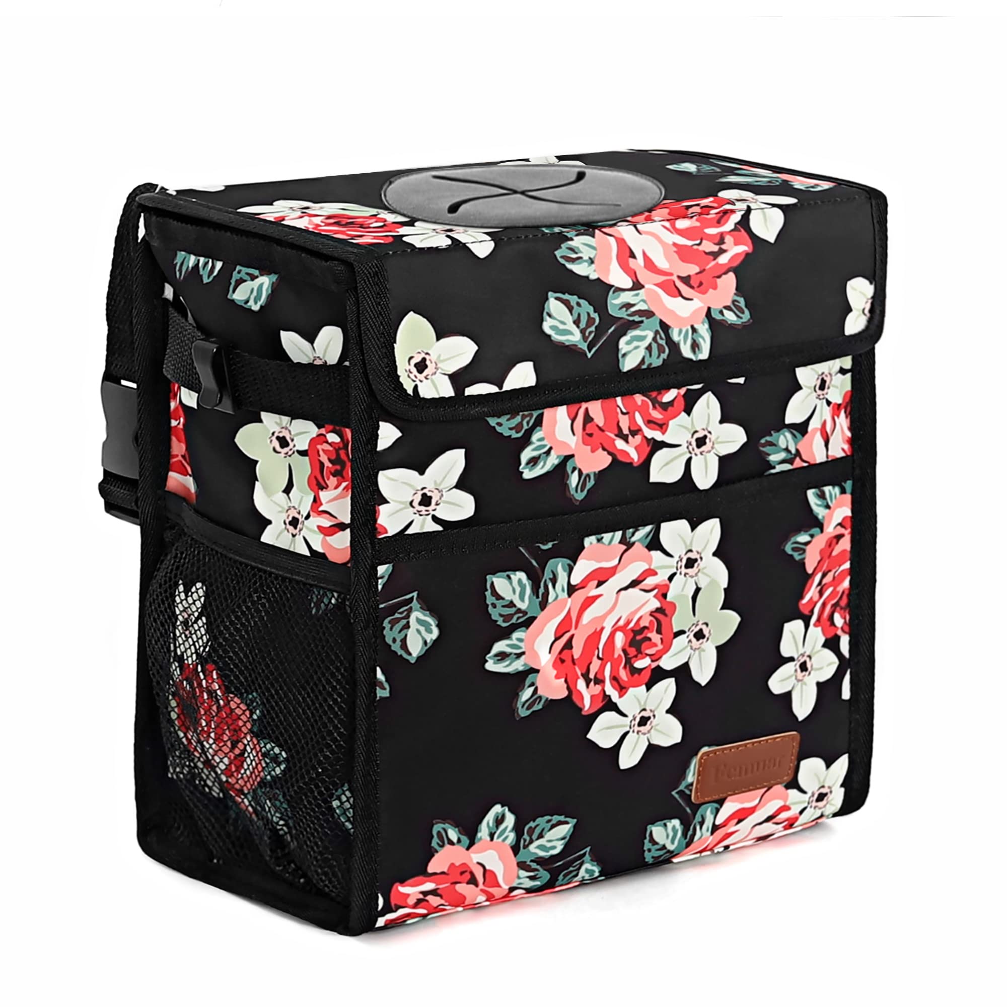 Car Trash Can Leak Proof Car Trash Bag Waterproof Car Garbage Can With Lid For Suv Front Seat Multipurpose Car Hanging For Headr