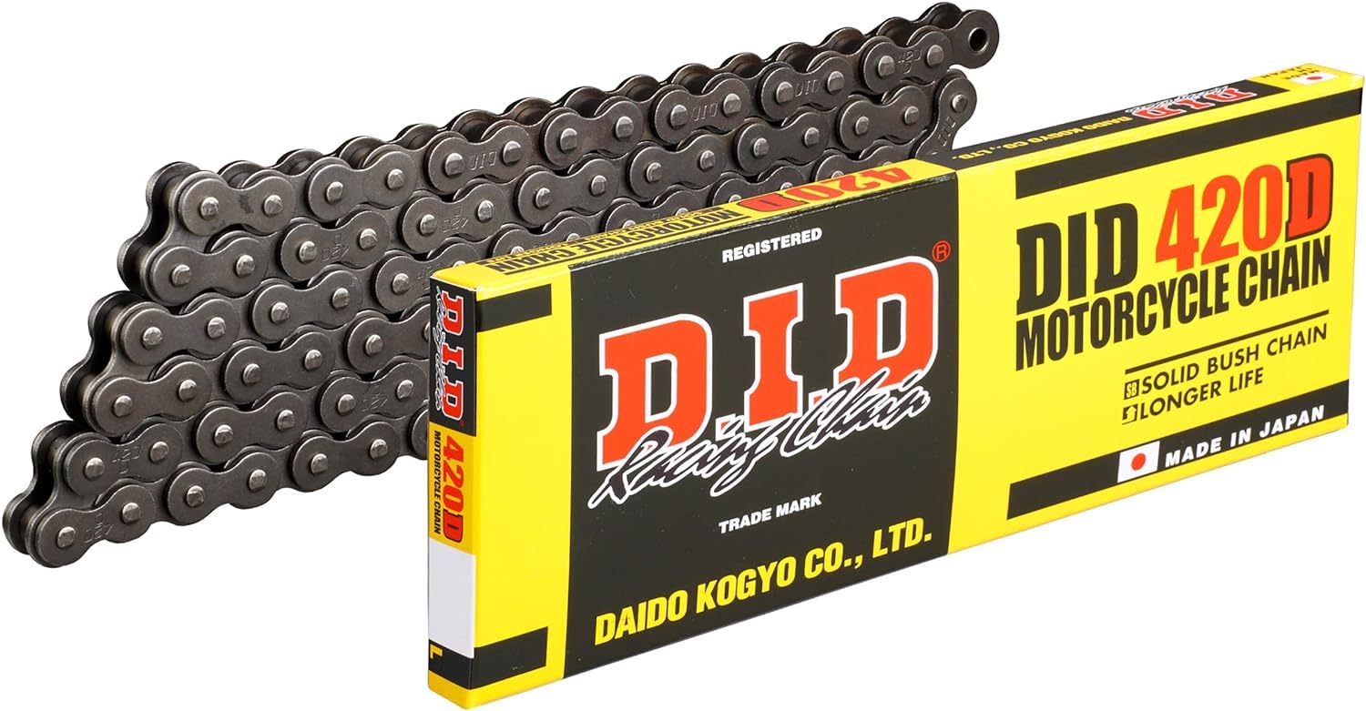 Did 428 D Chain 120 Links (Standard), Open, With Clip Lock