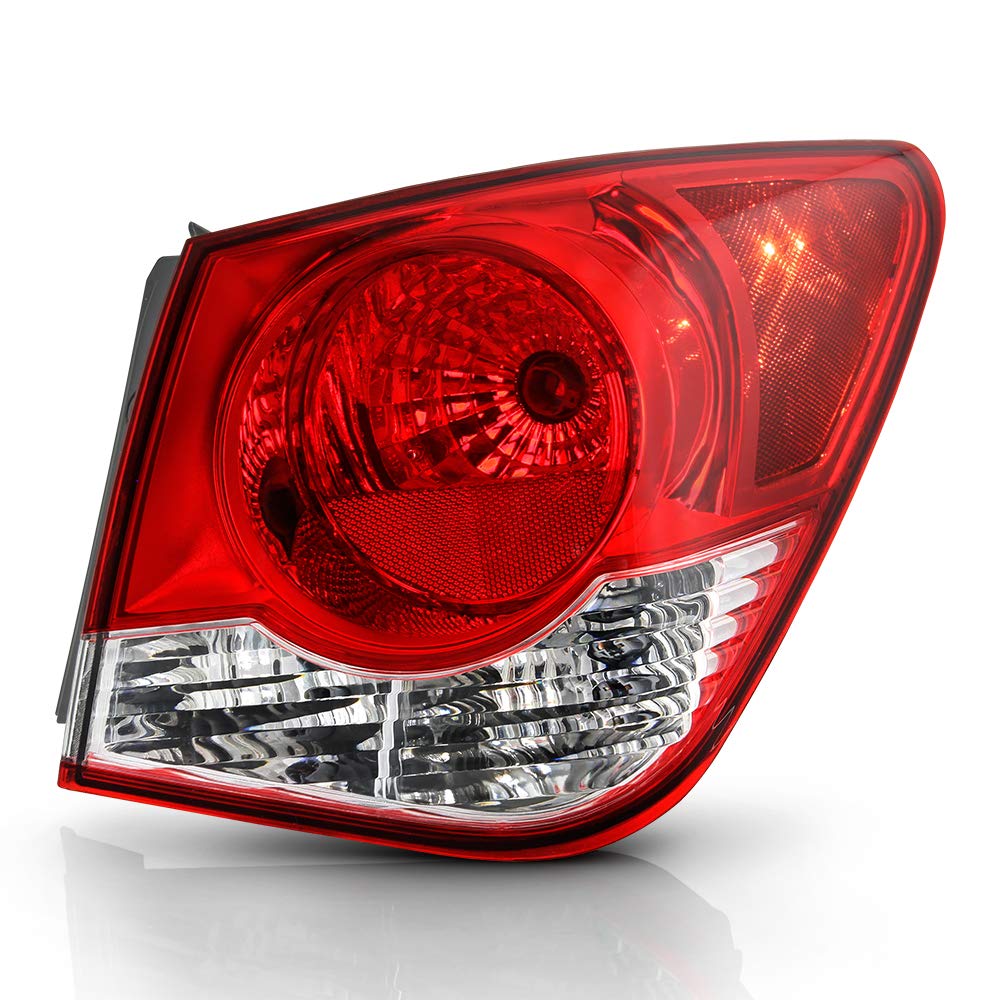 Acanii - For 2011-2015 Chevy Cruze Factory Style Tail Light Brake Lamp Assembly Replacement 11-15 Outer Right Passenger