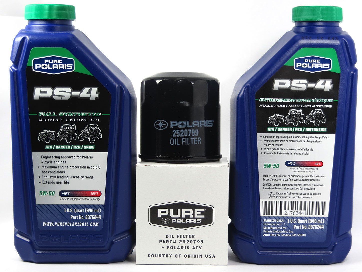 2010 Polaris Sportsman 550 Sportsman 550 Eps Polaris Oil Change Kit