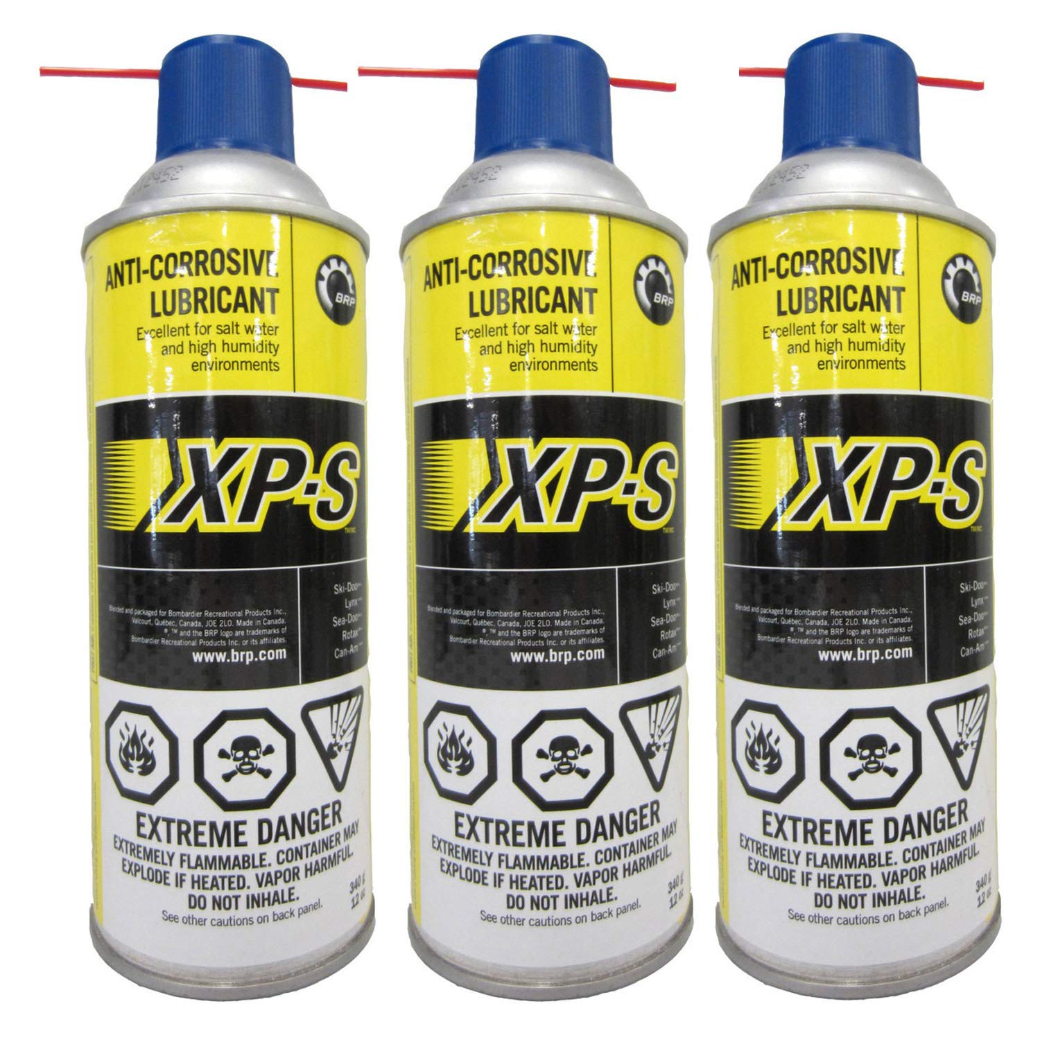Ski-Doo,Can-Am,Sea-Doo Xps Multi-Purpose Lube 12Oz. Spray Can Lubricant Three Pk