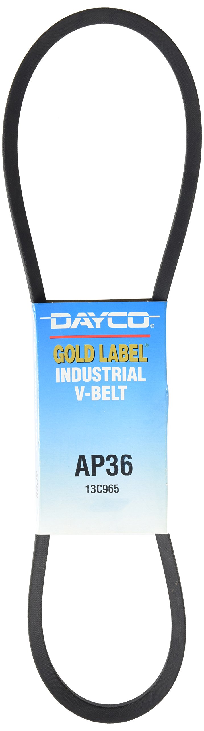 Dayco Ap36 Super Blue Ribbon V-Belt, Black