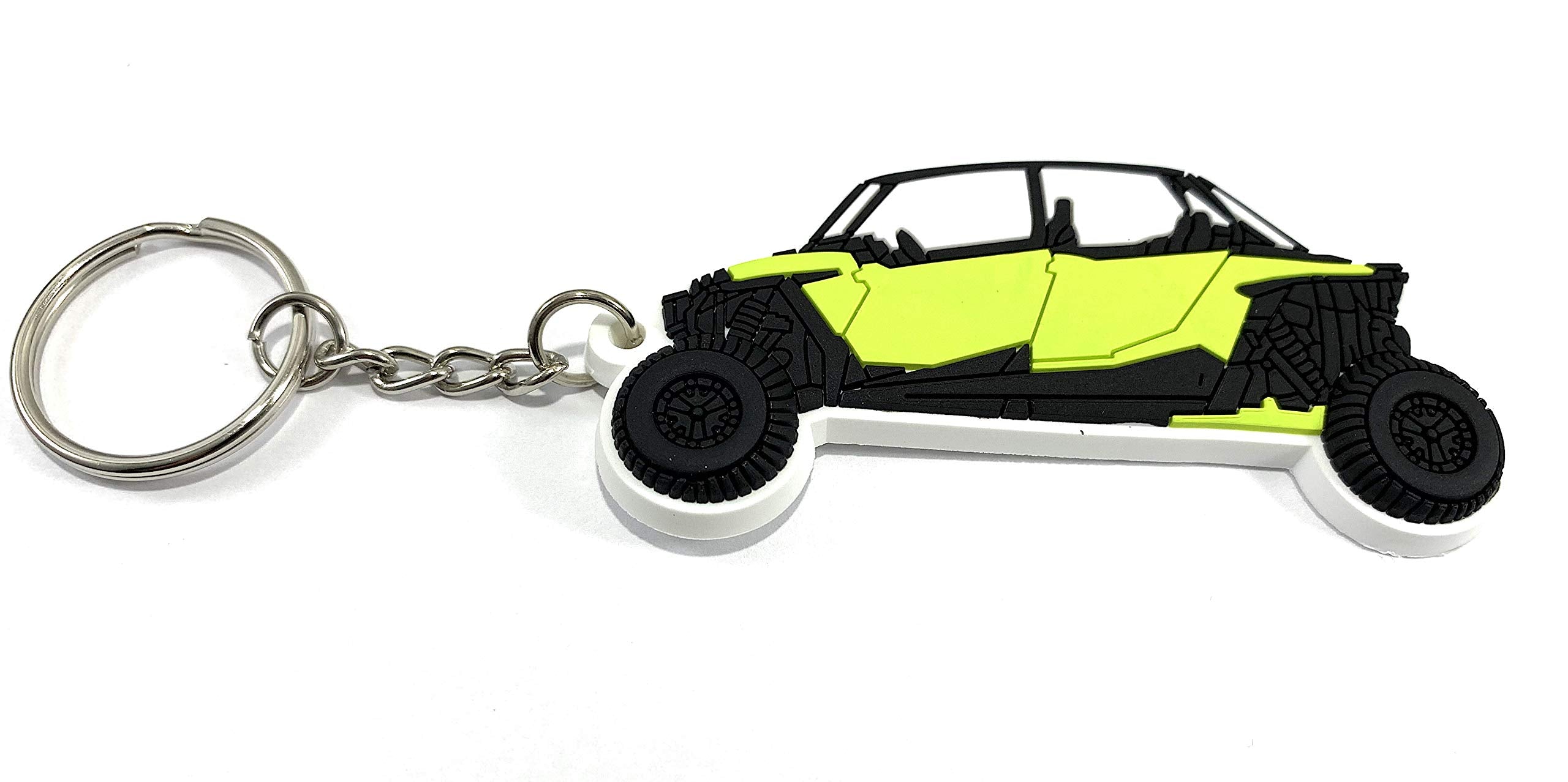 Utvdistribution Rzr Keychain Xp 1000 900 800 4 Seat Turbo S Hand Drawn Design-Fba (Lime)