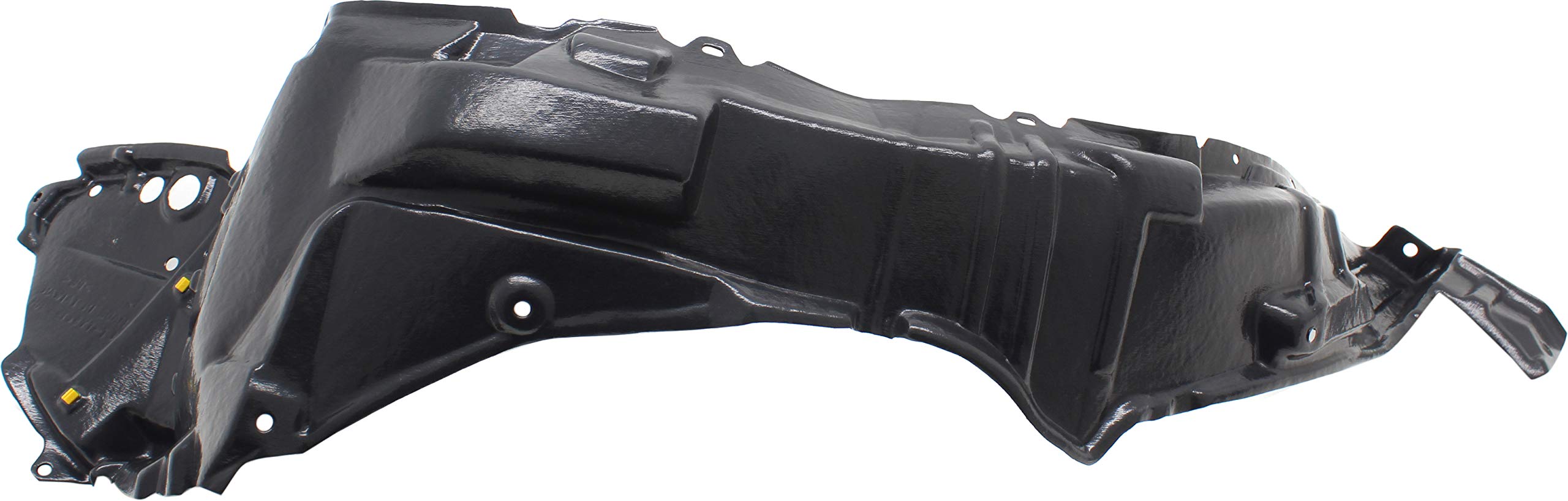 Evan Fischer Fender Liner Compatible With 2016 Scion Im, Fits 2017-2018 Toyota Corolla Im, Front Passenger Side Plastic Material