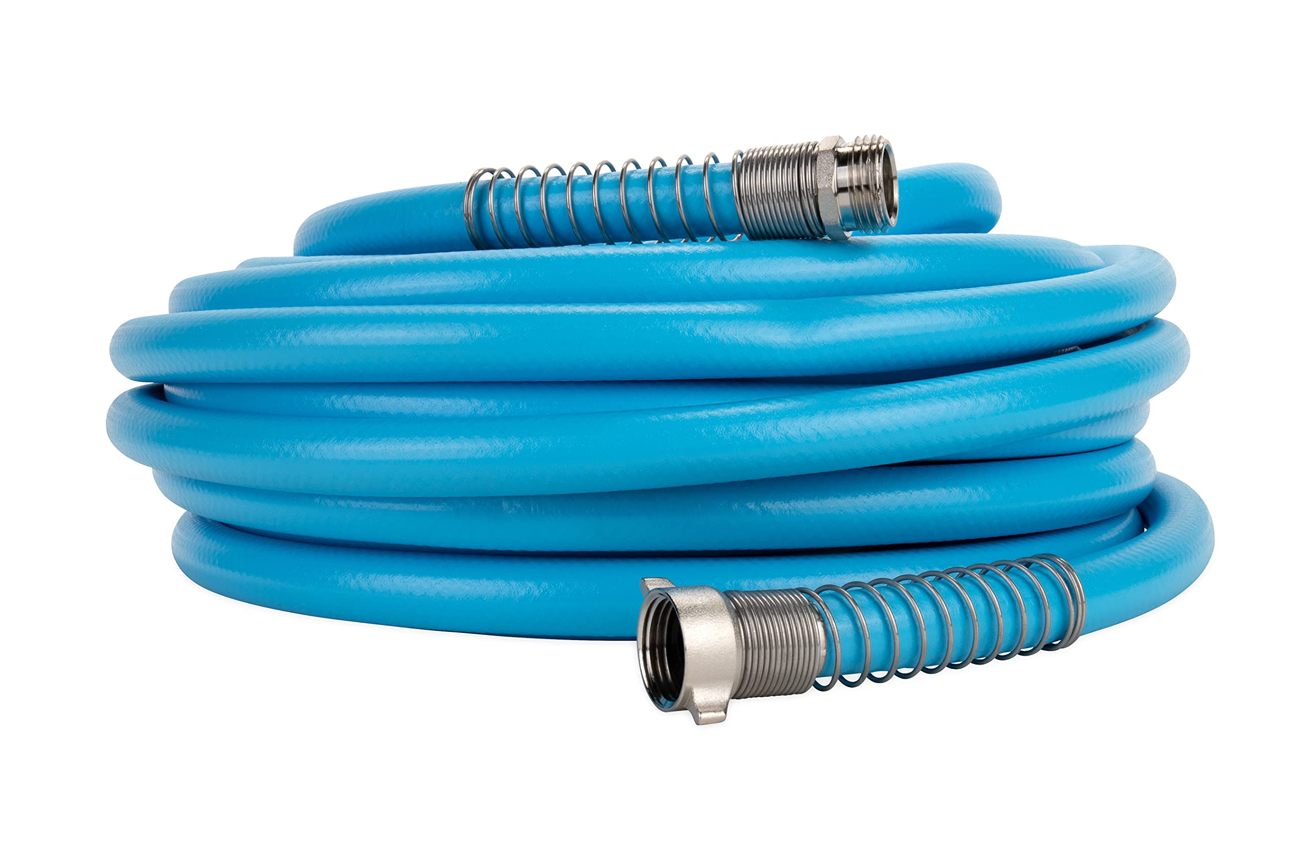 Camco Evoflex 75-Ft Water Hose - Rv Drinking Water Hose Contains No Lead, No Bpa & No Phthalate - Flexible Design W/Stainless St