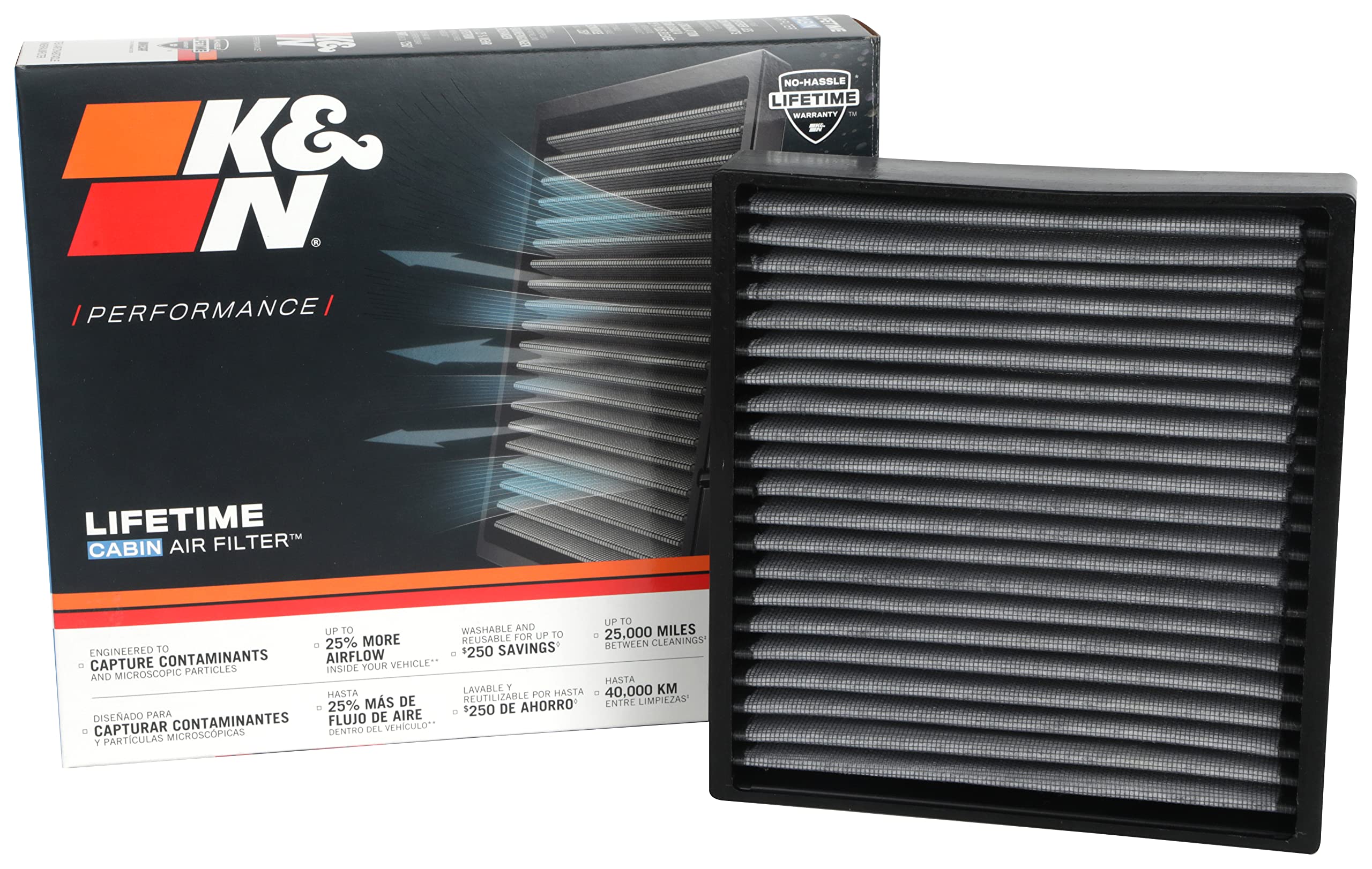 K&N Cabin Air Filter: Premium, Washable, Clean Airflow To Your Cabin Air Filter Replacement: Designed For 2019-2022 Infiniti/Nis